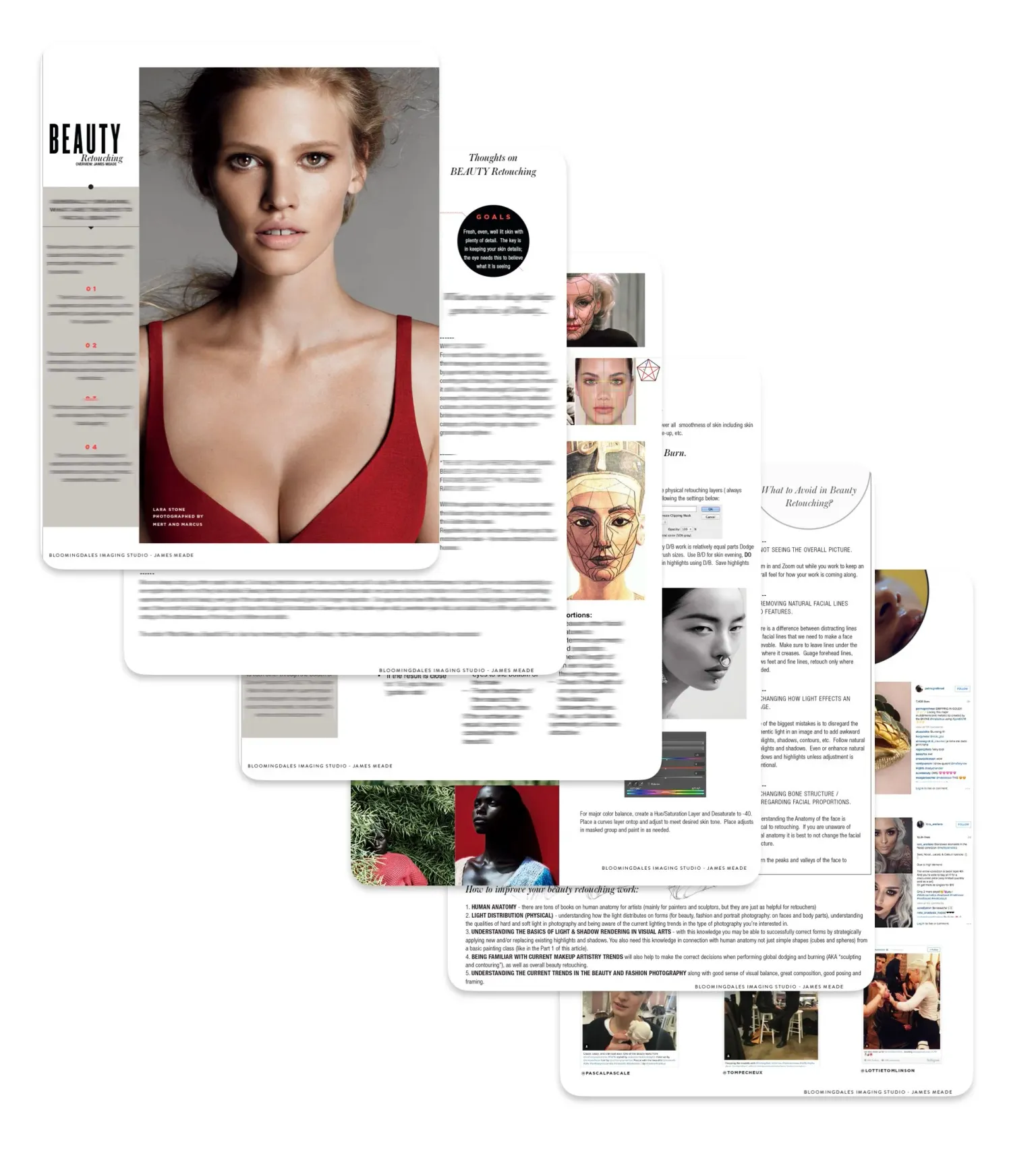 James Meade Bloomingdales Beauty Retouching Guide